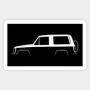 Isuzu Trooper SWB (1981) Silhouette Sticker